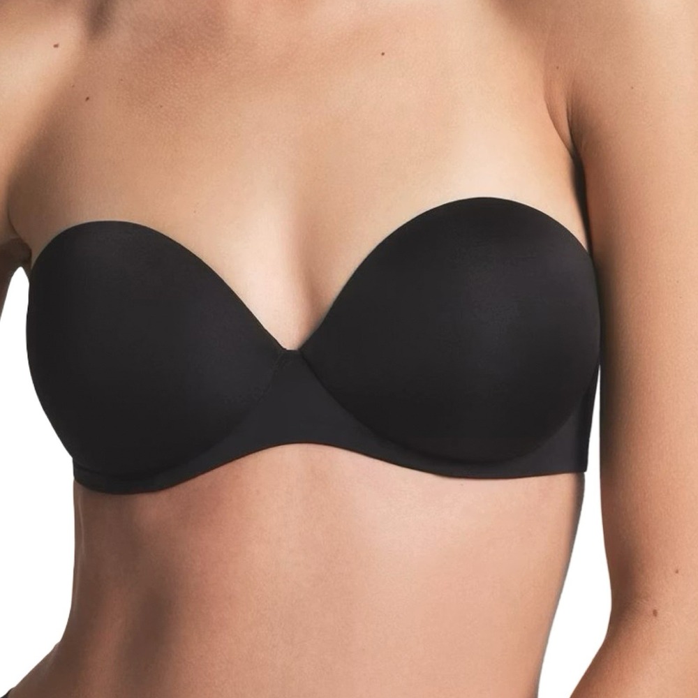SKIMS Black Strapless Convertible T-Shirt Bra - Picture 2 of 5